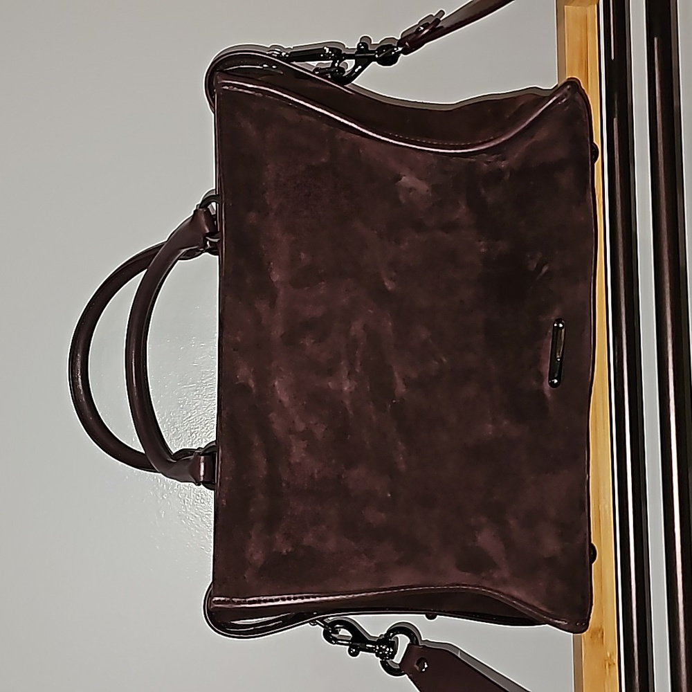 Rebecca Minkoff burgundy suede Handbag